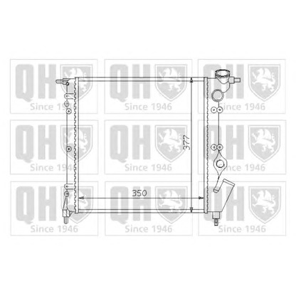 Photo Radiator, engine cooling QUINTON HAZELL QER1329