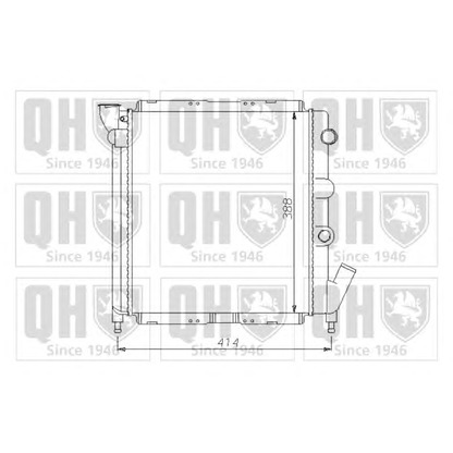 Foto Radiador, refrigeración del motor QUINTON HAZELL QER1331