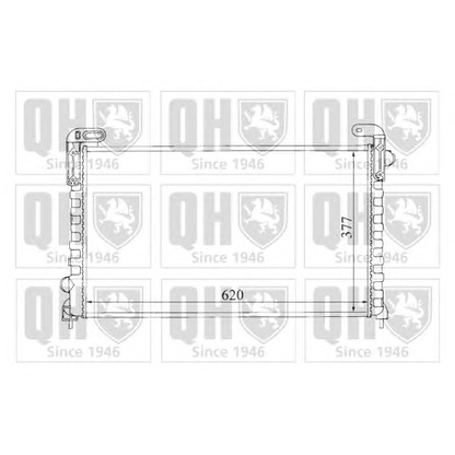 Photo Radiateur, refroidissement du moteur QUINTON HAZELL QER1341