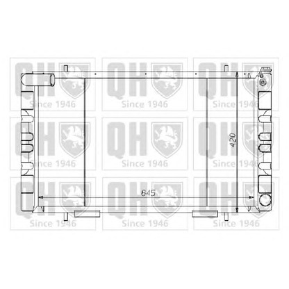 Zdjęcie Chłodnica, układ chłodzenia silnika QUINTON HAZELL QER1363