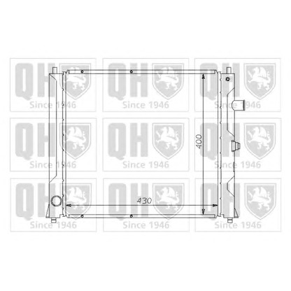 Foto Radiador, refrigeración del motor QUINTON HAZELL QER1367