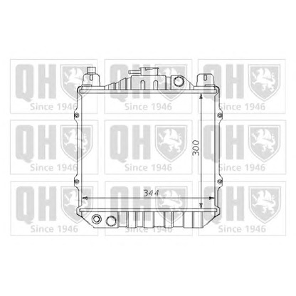 Foto Radiador, refrigeración del motor QUINTON HAZELL QER1368