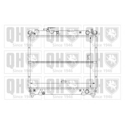 Photo Radiateur, refroidissement du moteur QUINTON HAZELL QER1369