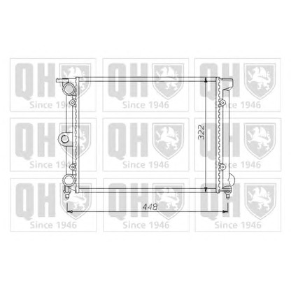 Photo Radiateur, refroidissement du moteur QUINTON HAZELL QER1406