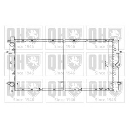 Photo Radiator, engine cooling QUINTON HAZELL QER1421