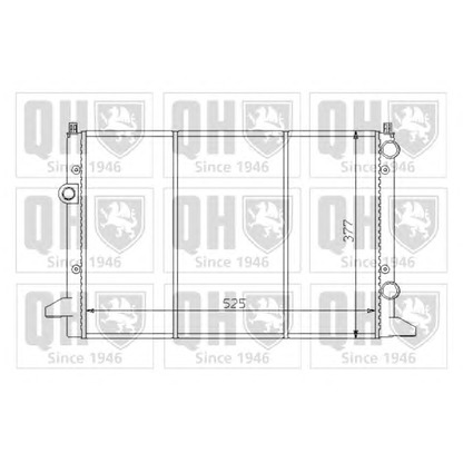 Foto Radiador, refrigeración del motor QUINTON HAZELL QER1425