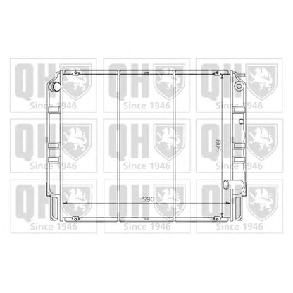 Photo Radiator, engine cooling QUINTON HAZELL QER1428