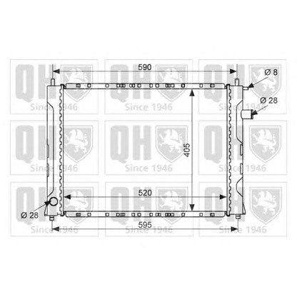 Фото Радиатор, охлаждение двигателя QUINTON HAZELL QER1467