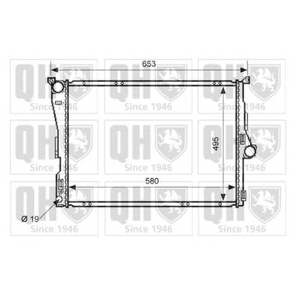 Photo Radiateur, refroidissement du moteur QUINTON HAZELL QER1499