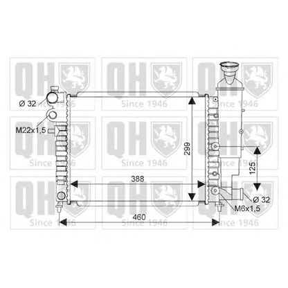 Photo Radiateur, refroidissement du moteur QUINTON HAZELL QER1505