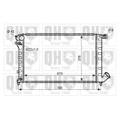 Фото Радиатор, охлаждение двигателя QUINTON HAZELL QER1527