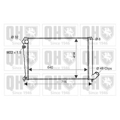 Photo Radiateur, refroidissement du moteur QUINTON HAZELL QER1531