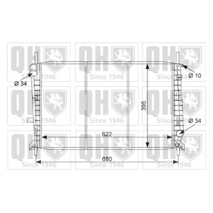 Photo Radiateur, refroidissement du moteur QUINTON HAZELL QER1543