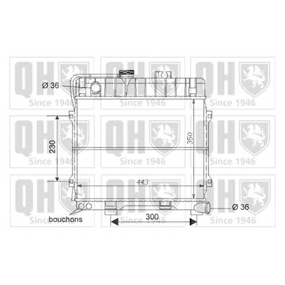 Photo Radiator, engine cooling QUINTON HAZELL QER1581