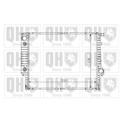 Photo Radiateur, refroidissement du moteur QUINTON HAZELL QER1584