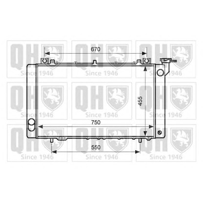 Foto Radiador, refrigeración del motor QUINTON HAZELL QER1623