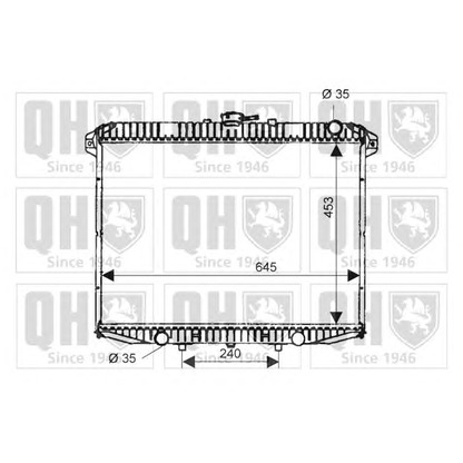 Photo Radiateur, refroidissement du moteur QUINTON HAZELL QER1650