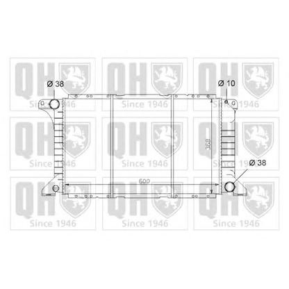 Photo Radiator, engine cooling QUINTON HAZELL QER1652