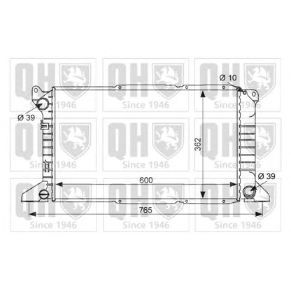 Фото Радиатор, охлаждение двигателя QUINTON HAZELL QER1654