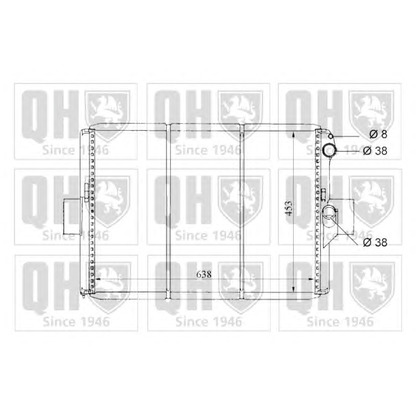 Фото Радиатор, охлаждение двигателя QUINTON HAZELL QER1656