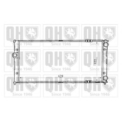 Zdjęcie Chłodnica, układ chłodzenia silnika QUINTON HAZELL QER1665