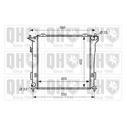Foto Radiatore, Raffreddamento motore QUINTON HAZELL QER1677