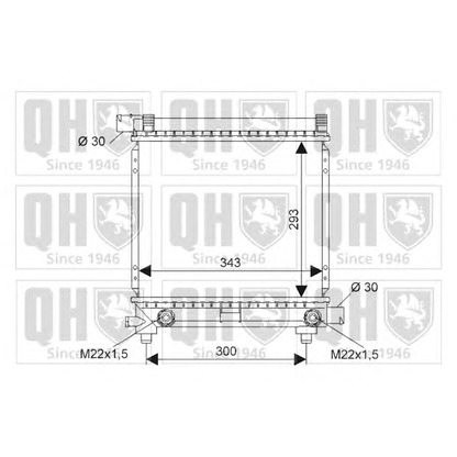 Photo Radiateur, refroidissement du moteur QUINTON HAZELL QER1732