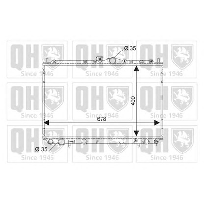 Photo Radiateur, refroidissement du moteur QUINTON HAZELL QER1768