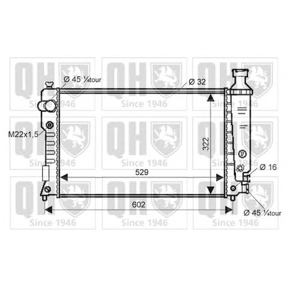 Фото Радиатор, охлаждение двигателя QUINTON HAZELL QER1806