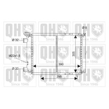Zdjęcie Chłodnica, układ chłodzenia silnika QUINTON HAZELL QER1826