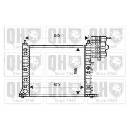 Photo Radiator, engine cooling QUINTON HAZELL QER1855