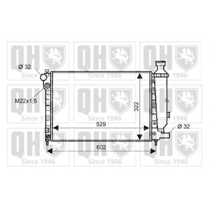 Фото Радиатор, охлаждение двигателя QUINTON HAZELL QER1858