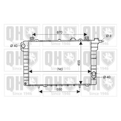 Photo Radiator, engine cooling QUINTON HAZELL QER1873