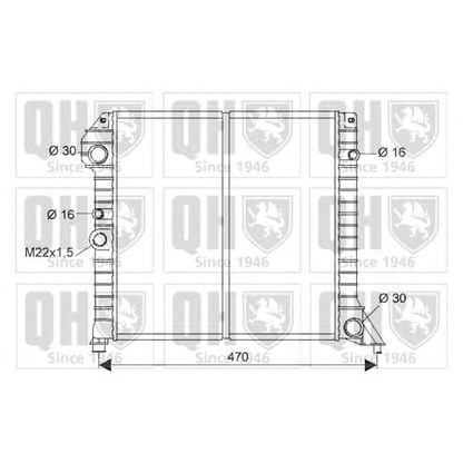 Foto Radiatore, Raffreddamento motore QUINTON HAZELL QER1879