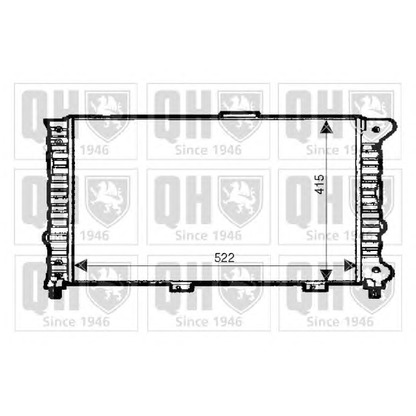 Photo Radiator, engine cooling QUINTON HAZELL QER1888