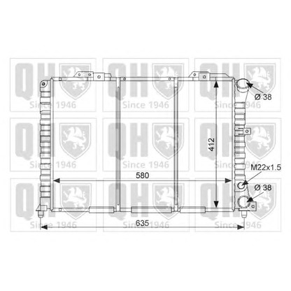 Foto Radiatore, Raffreddamento motore QUINTON HAZELL QER1892