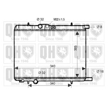 Zdjęcie Chłodnica, układ chłodzenia silnika QUINTON HAZELL QER1909