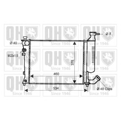 Foto Radiatore, Raffreddamento motore QUINTON HAZELL QER1918