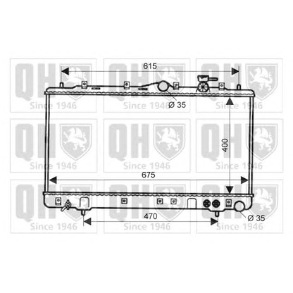 Фото Радиатор, охлаждение двигателя QUINTON HAZELL QER1939