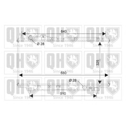 Фото Радиатор, охлаждение двигателя QUINTON HAZELL QER1943