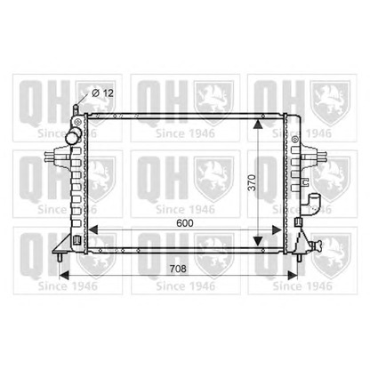 Фото Радиатор, охлаждение двигателя QUINTON HAZELL QER1958