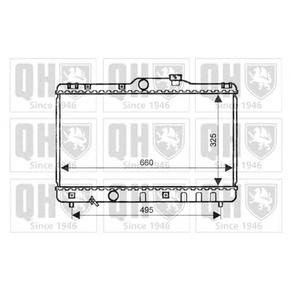 Photo Radiator, engine cooling QUINTON HAZELL QER1998