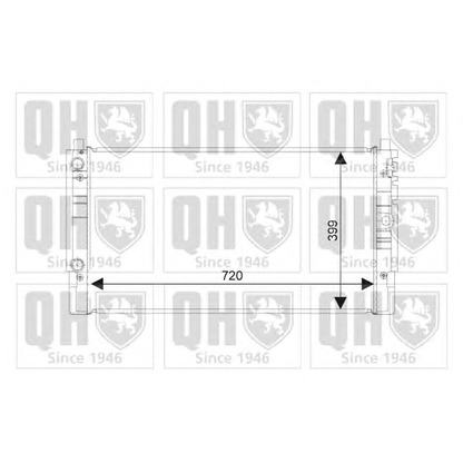 Photo Radiator, engine cooling QUINTON HAZELL QER2006