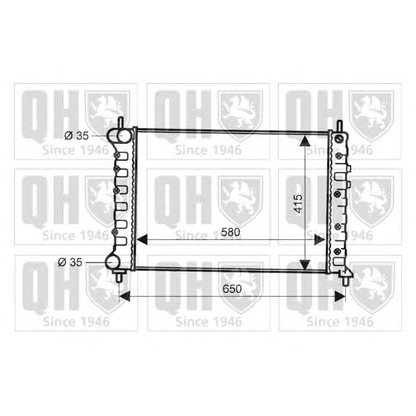 Zdjęcie Chłodnica, układ chłodzenia silnika QUINTON HAZELL QER2028