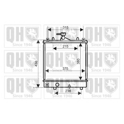 Foto Radiatore, Raffreddamento motore QUINTON HAZELL QER2049