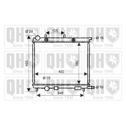 Photo Radiator, engine cooling QUINTON HAZELL QER2069