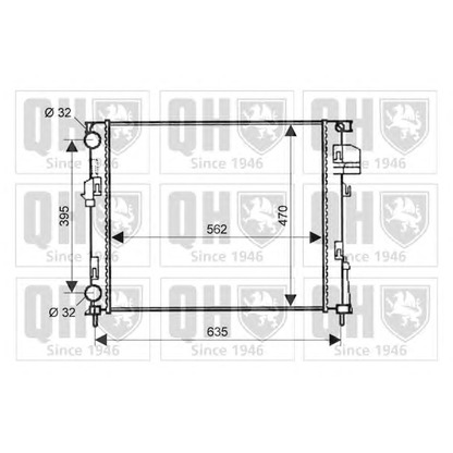 Photo Radiateur, refroidissement du moteur QUINTON HAZELL QER2070