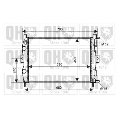 Photo Radiateur, refroidissement du moteur QUINTON HAZELL QER2073