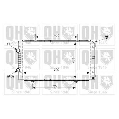 Photo Radiateur, refroidissement du moteur QUINTON HAZELL QER2084