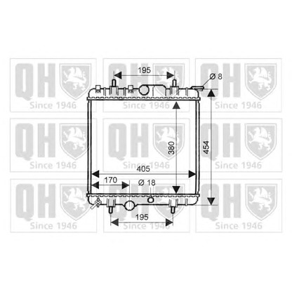 Photo Radiateur, refroidissement du moteur QUINTON HAZELL QER2090